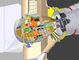 Turbina hidráulica tubular de la turbina/del agua del bulbo ajustable de las cuchillas para las cabezas bajas los 2m - los 20m