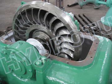 Turbina de impulso/turbina hidráulica 100 KW-1000KW de Turgo con el corredor del acero inoxidable